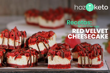receta red velvet cheesecake bajo en carbohidratos