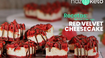 Keto Cheesecake Recipe "Red Velvet", Sugar Free