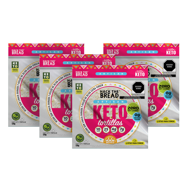 pack de tortillas keto de 4